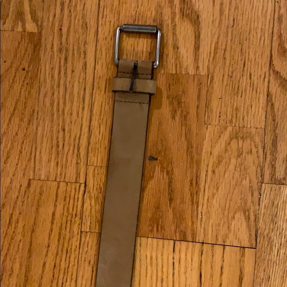 Suede belt